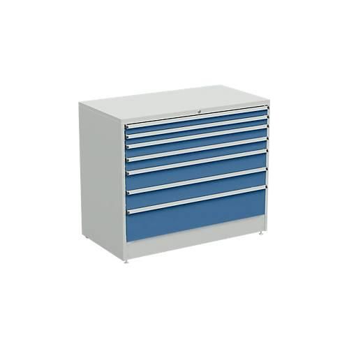 Schubladenschrank, 7 Schubladen, B 1330 x T 715 x H 1100 mm