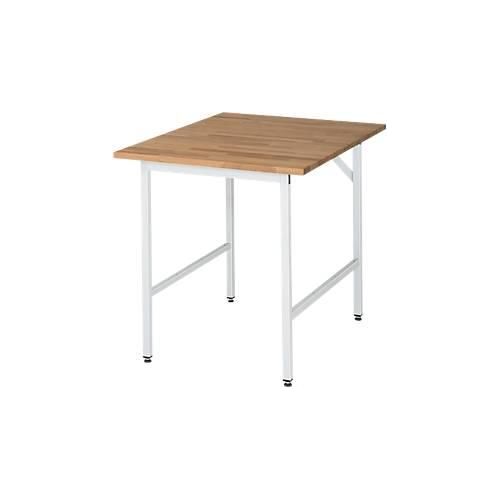 RAU Arbeitstisch, Buche-Platte, 750 x 800 x 800-850 mm