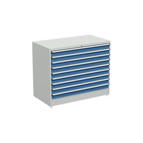 Schubladenschrank, 9 Schubladen, B 1330 x T 715 x H 1100 mm