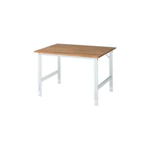 RAU Arbeitstisch, Buche-Platte, B 1250 x T 1000 x H 760-1080 mm