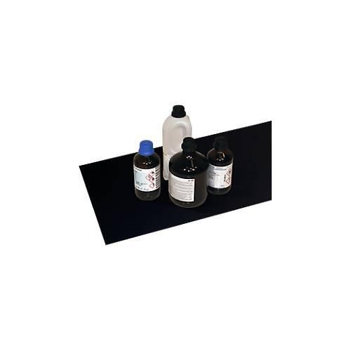 Edelstahl-Antirutschmatte für Gefahrstoffschrank Asecos V-LINE, f. Fachböden, schwarz
