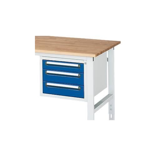 Unterbau-Container, Schublade 1 x 90 mm + 2 x 120 mm