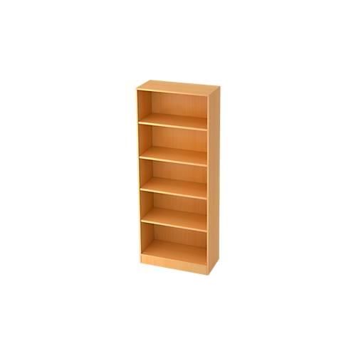 Regal TARVIS, 5 OH, B 800 x T 400 x H 2004 mm, Buche-Dekor