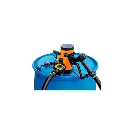 Elektropumpe CEMO, 230V, 35 l/min effektiv, 4 m Anschlusskabel, 6 m Schlauch, Zapfventil
