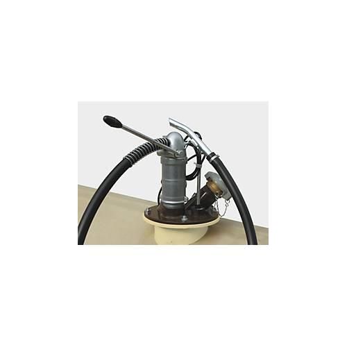 Handpumpe CEMO, 0,25 l/Hub, Auslaufkrümmer, 1,5 m Schlauch