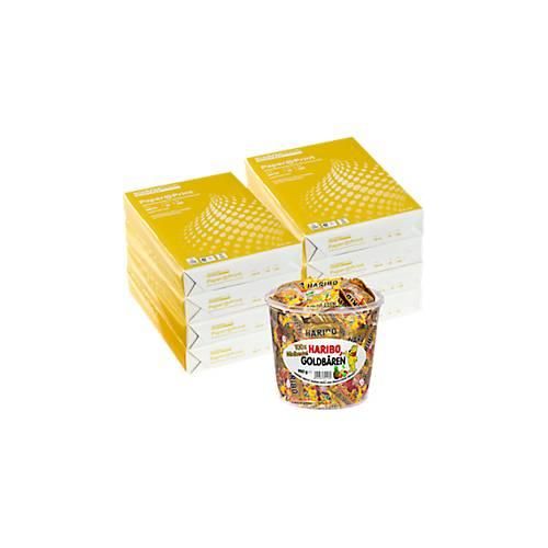 Schäfer Shop Select Kopierpapier Paper@Print, DIN A4, 80 g/m², weiß, 20 x 500 Blatt + GRATIS 1 Box Haribo Goldbären