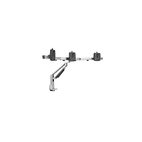 Triple-Monitorarm NOVUS Clu Plus X3 C, 1,5-4,5 kg je Arm, dreh-/schwenk-/höhenverstellbar, VESA, weiß