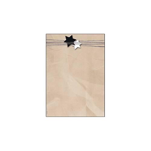 Motivpapier Sigel „Christmas Wrapping“, für Weihnachten, Format A4, Feinpapier, 100 Blatt