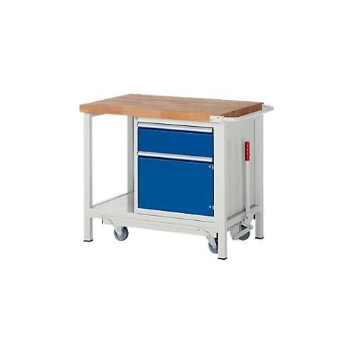 Werkbank absenkbar 8152, B 1000 x T 700 x H 880 mm