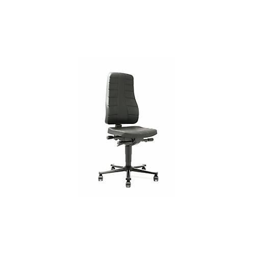 Drehstuhl All-in-One 9643, PU-Schaumpolster, schwarz
