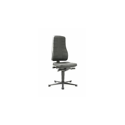 Drehstuhl All-in-One 9640, mit Gleiter, Integralschaumpolster, schwarz