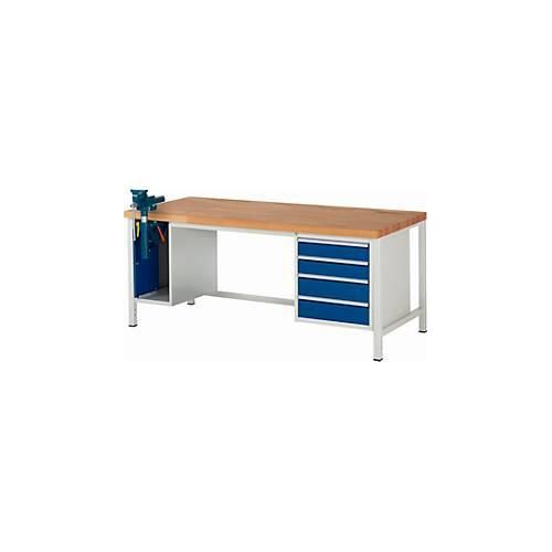 Werkbank Serie 8185, B 2000 x T 900 x H 840 mm