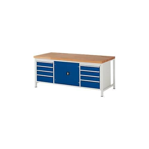 Werkbank Serie 8909, B 2000 x T 900 x H 840 mm