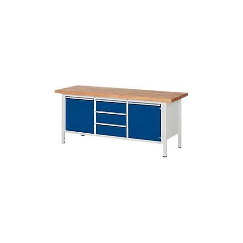 Werkbank Serie 8569, B 2000 x T 700 x H 840 mm