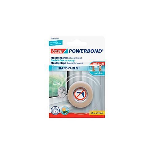 Doppelseitiges Klebeband tesa Powerbond® Transparent