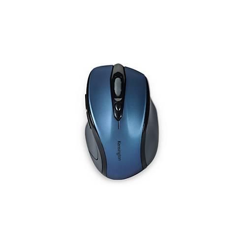 Funkmaus Kensington Pro Fit, für Rechtshänder, 1750 dpi, 5 Tasten & Scrollrad, USB-Receiver, inkl. 2 x AAA Batterien, saphirblau