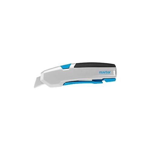 MARTOR SECUPRO 625 Zangengriffmesser, Schnitttiefe 21 mm, aut. Klingenrückzug, erg. Soft Grip