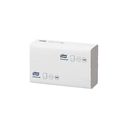 Tork® Multifold-Handtücher Xpress 471093, 1-lagig, Multifold-Handtuchsystem H2, L 234 x B 213 mm, 20 Pack á 250 Stück (5000 Tücher), weiß