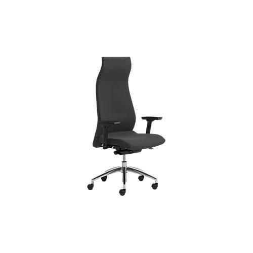 Chefsessel ENERGY, mit Armlehnen, Synchronmechanik, CLIMATEX®-Bezug, schwarz