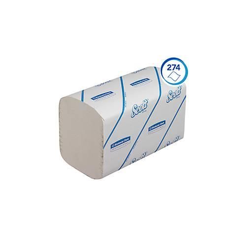 Scott® Papierhandtücher Performance 6689, Größe S, 1-lagig, 15 Packungen á 274 Tücher, weiß