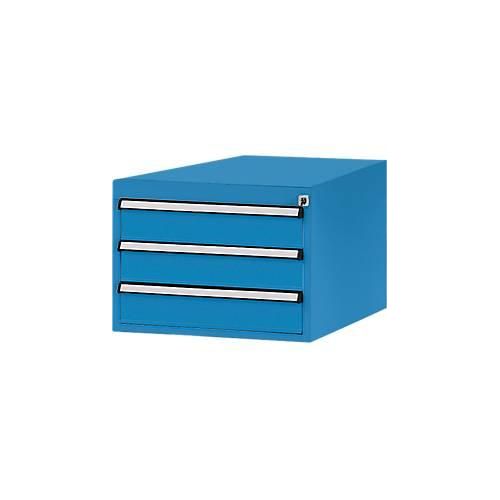 Manuflex Schubladen-Unterbau, für T 800 mm, lichtblau