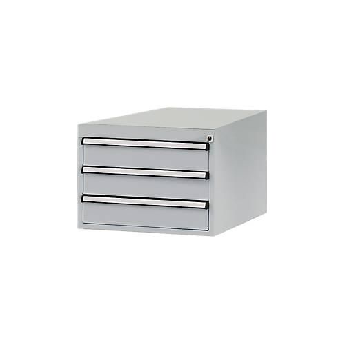 Manuflex Schubladen-Unterbau, für T 1000 mm, alusilber