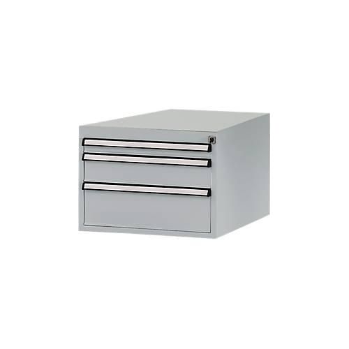 Manuflex Schubladen-Unterbau, für T 800 mm, alusilber