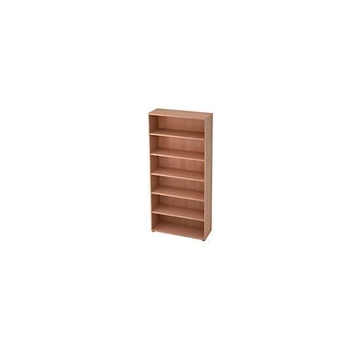 Regal 5 OH, B 1000 x T 400 x H 2004 mm, Nussbaum-Dekor