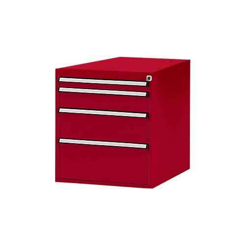 Manuflex Schubladen-Unterbau, für T 800 mm, rubinrot