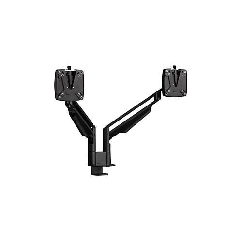 2-fach-Monitorarm Novus CLU Duo C, bis 27″, Tischhalterung, schwenk-/höhenverstellbar, schwarz
