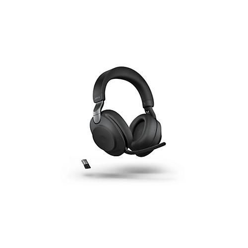 Jabra Headset Evolve2 85 Stereo, Bluetooth, MS Teams, Akku 26h (Anrufe) o. 37h (Musik), schwarz