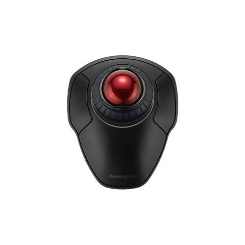 Wireless Trackball Kensington Orbit, mit Scroll-Ring, für Links- und Rechtshänder, 2.4 GHz & Bluetooth, B 140 x T 155 x H 82 mm, schwarz