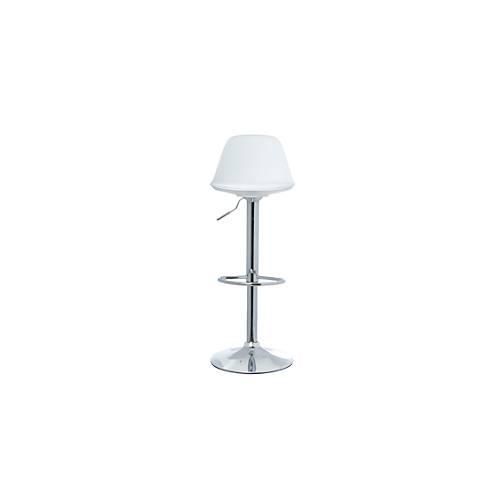 Barhocker Paperflow Bobba, PP-Sitz mit Sitzkissen, höhenverst., 360° drehbar, H 590-710 mm, weiß, 2er-Set