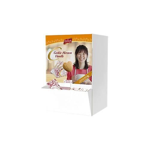 Gebäck Coppenrath Cookie Herzen Vanille, zarte Vanillekekse, 200 Stück, 1 kg