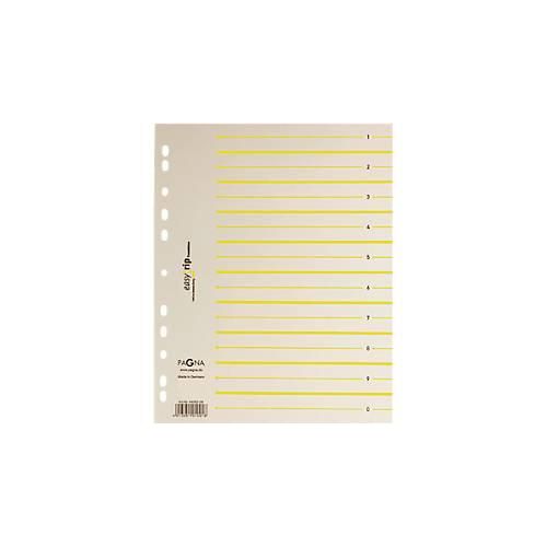 PAGNA Easy Rip Trennblätter, DIN A4-Format, Linienaufdruck, 100 Stück, gelb