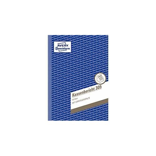 Avery Zweckform Kassenbericht Nr. 305