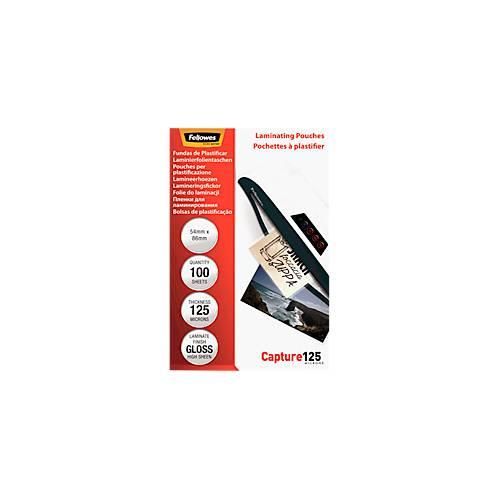 FELLOWES Laminierfolien, Credit-Card, 54 x 86 mm, 100 Stück