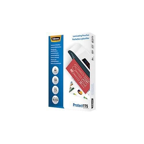 FELLOWES Laminierfolien, DIN A4, 175 mic., 100 Stück