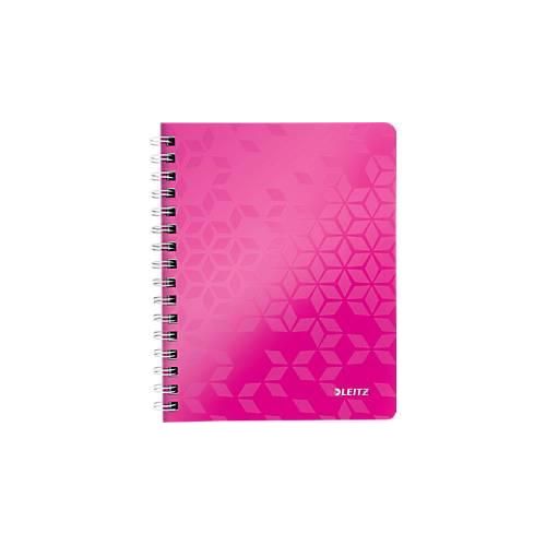 LEITZ Notizbuch WOW 4639, DIN A5, liniert, pink