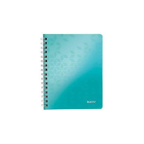 LEITZ Notizbuch WOW 4639, DIN A5, liniert, eisblau