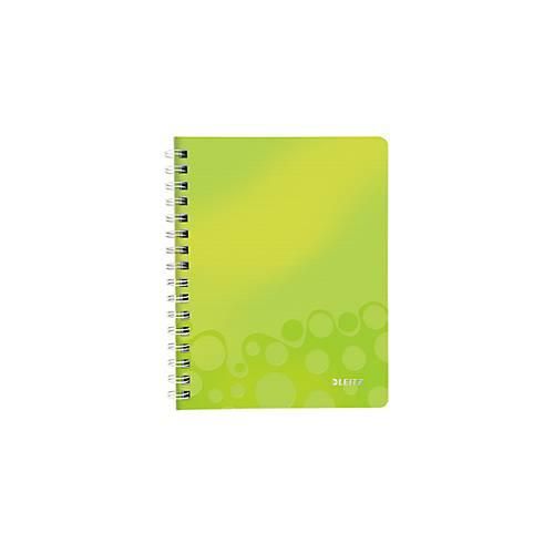 LEITZ Notizbuch WOW 4639, DIN A5, liniert, grün