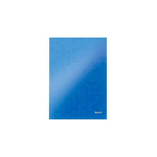 LEITZ Notizbuch WOW 4625, DIN A4, liniert, blau