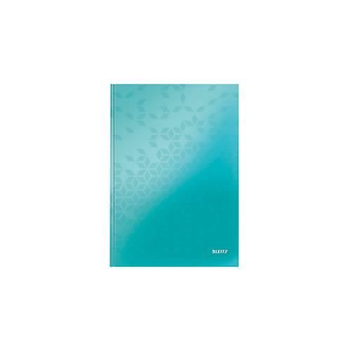 LEITZ Notizbuch WOW 4625, DIN A4, liniert, eisblau