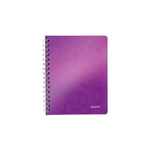 LEITZ Notizbuch WOW 4641, DIN A5, kariert, violett