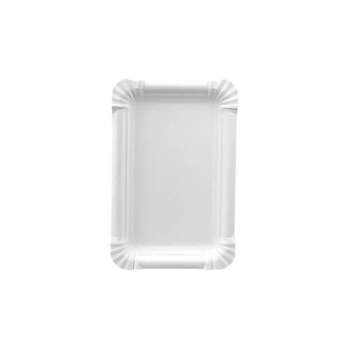 Pappteller, weiß, 130 x 200 mm, 250 St.