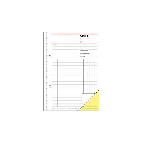 Sigel Auftrag SD001, DIN A5 hoch, 2 x 40 Blatt