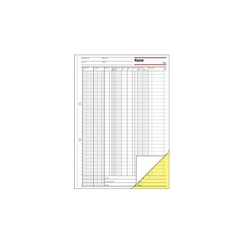sigel® Kassenbuch EDV Steuerscheine 300 KG429, DIN A4 hoch, 2 x 50 Blatt