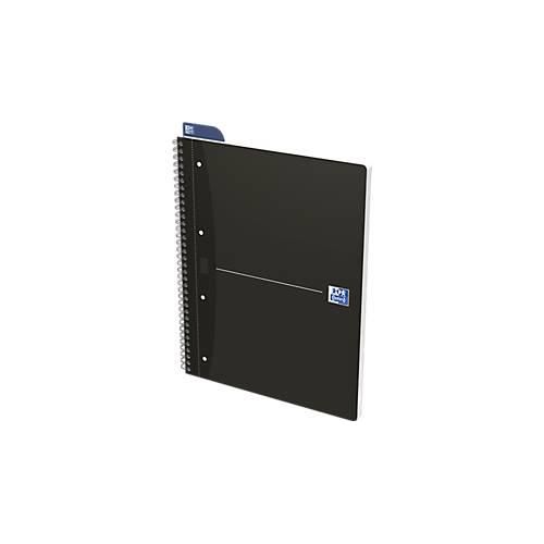 Oxford Office-Collegeblock, DIN A4+, 70 Blatt liniert, 5er Pack, schwarz
