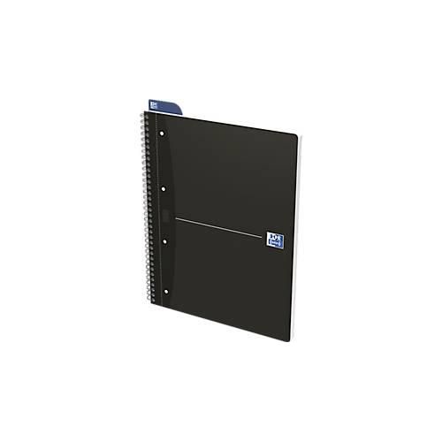 Oxford Office-Collegeblock, DIN A4+, 70 Blatt kariert, 5er Pack, schwarz