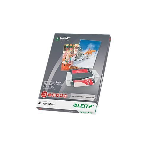 LEITZ® Laminierfolien iLAM, DIN A3, 175 mic, 100 Stück